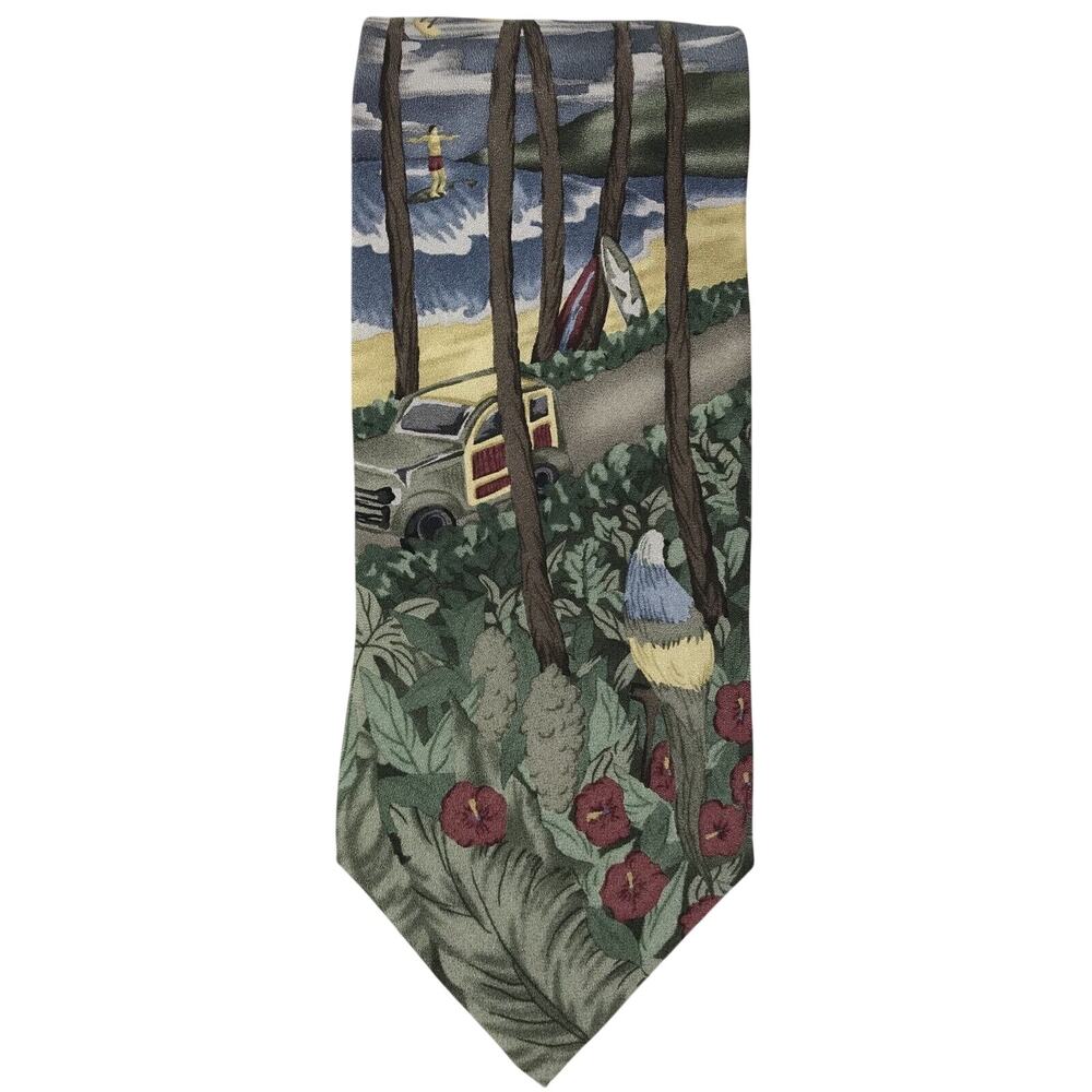 Tango by Tropicaio Men's Neck Tie Aloha Leisure Time Silk